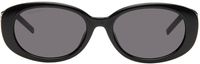 Gucci Black G String Round Oval Sunglasses