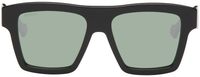 Gucci Black & Green Square Sunglasses