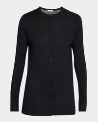 Kanya Wide Rib Crewneck Cardigan