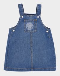 Girl's Light Denim Wash Dress, Size 2-5