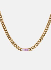 Aec Paris - Collier chaîne columba - Taille Unique - Violet