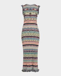 Ajak Sleeveless Knit Midi Dress