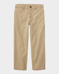 Boy's Flat Front Chino Pants, Size 2-7