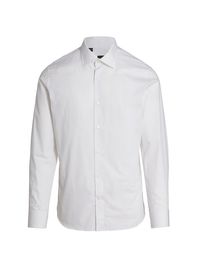 Men's COLLECTION Strike Square Dress Shirt - Bright White - Size 17.5