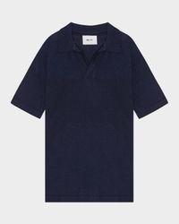 Men's Ryan Cotton-Linen Polo Shirt