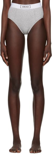 Versace Underwear Gray '90s Vintage Briefs