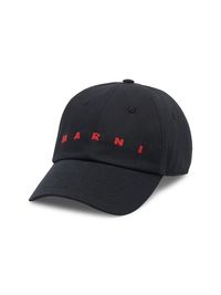Men's Logo-Embroidered Baseball Cap - Black - Size Large