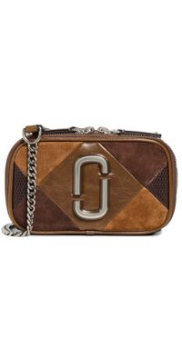 Marc Jacobs The Suede Patchwork Softshot Bag Brown Multi One Size