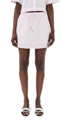 SIMKHAI Catherine Boxer Skirt Sorbet Stripe XS