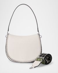 Bentley Medium Leather Saddle Shoulder Bag