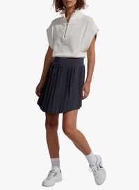 Varley - Jupe-short de tennis plisée - Taille L - Bleu