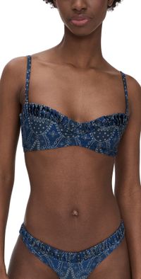 Peixoto Emmy Bikini Top Bandana Dandy XS