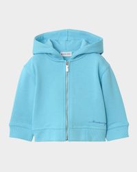 Boy's Clyde Logo-Script Hoodie, Size 6M-2