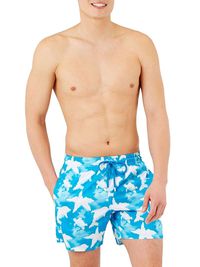 Men's Clouds Light Fabric Swim Shorts - Bleu Hawai - Size XXL