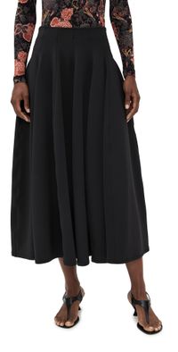 Ulla Johnson Rea High Waist Midi Skirt Noir 4