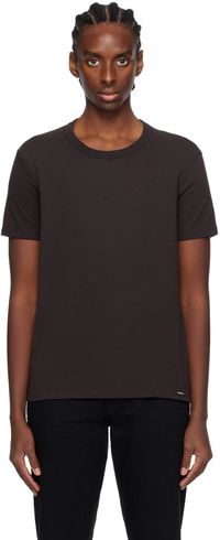 TOM FORD Black Crewneck T-Shirt