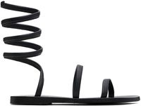 Ancient Greek Sandals Black Ofis Sandals