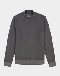 Men's Walton Texture Knit Quarter-Zip Sweater