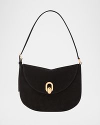 The Tondo Suede Hobo Bag