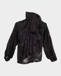 Rhett Burnout Satin Blouse