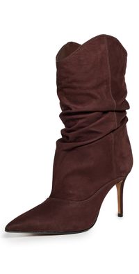 Schutz Maryana Slouch Boots Root Brown 5.5