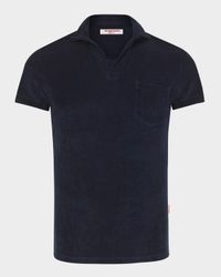 Men's Cotton Terry Polo Shirt