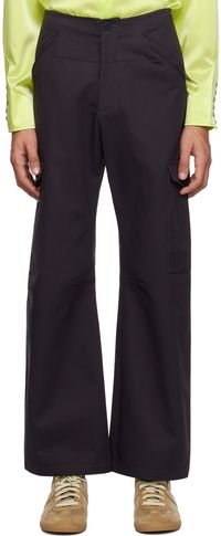 BLUEMARBLE Navy Straight-Leg Cargo Pants