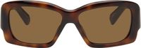 JACQUEMUS Brown La Croisière 'The Croisière' Sunglasses