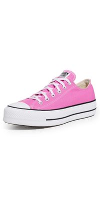 Converse Chuck Taylor All Star Lift Platform Sneakers Shocking Orchid/White/Black 6.5