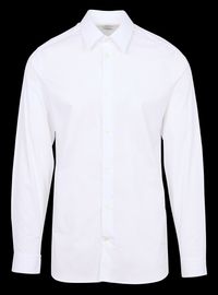 Au Printemps Paris - Chemise en coton mélangé - Taille 43/44 - Blanc