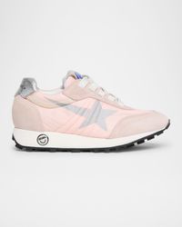 Girl's Marathon Suede Running Sneakers, Baby/Toddlers