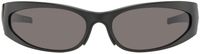 Balenciaga Black Reverse Xpander 2.0 Rectangle Sunglasses