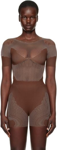 Poster Girl Brown Vivian Bodysuit