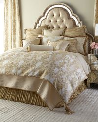Antoinette Diamond-Stitch Coverlet, King