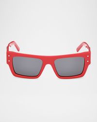 Men's MW0014M Acetate Rectangle Sunglasses