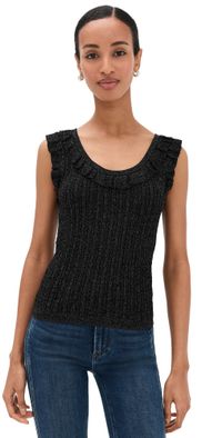 PAIGE Clareen Sweater Tank Black L