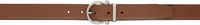 Ferragamo Brown & Black Gancini Reversible Belt