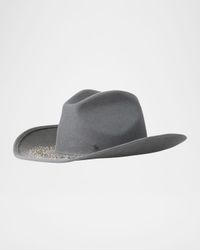 Austin Fairy Dust Strass Wool Felt Cowboy Hat