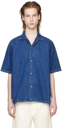 Sunflower Indigo Loose Denim Shirt