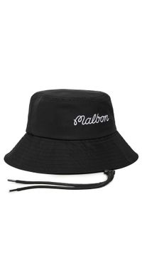 Malbon Golf Bucket Hat Black S/M