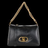 Liu Jo - Sac porté épaule à rabat - Taille Unique - Noir