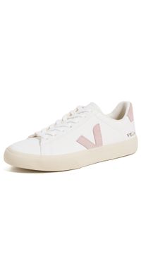Veja Campo Chromefree Leather Sneakers Extra-White/Babe 35
