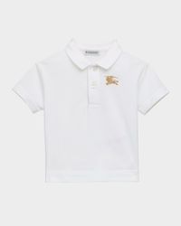 Boy's Johane Cotton Pique EKD Polo Shirt, Size 6M-2