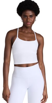 Beyond Yoga Spacedye Slim Racerback Cropped Tank Cloud White M