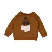 Bonton - Seconde Main - Sweat enfant marron - 6 ans - Taille 6A - Marron