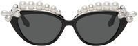 SHUSHU/TONG Black YVMIN Edition Pearl Eyebrow Sunglasses