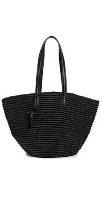 Hunting Season Market Tote In Fique Black/Black One Size