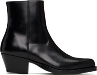 Ernest W. Baker Black Western Boots