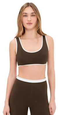 Port De Bras Paola Sports Bra Dark Chocolate M