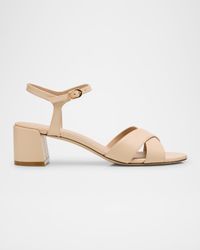 Dayna Leather Crisscross Sandals
